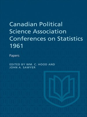 cover image of Canadian Political Science Association Conference on Statistics 1961